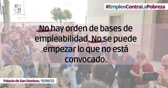 no hay orden de bases orden bases empleabilidad