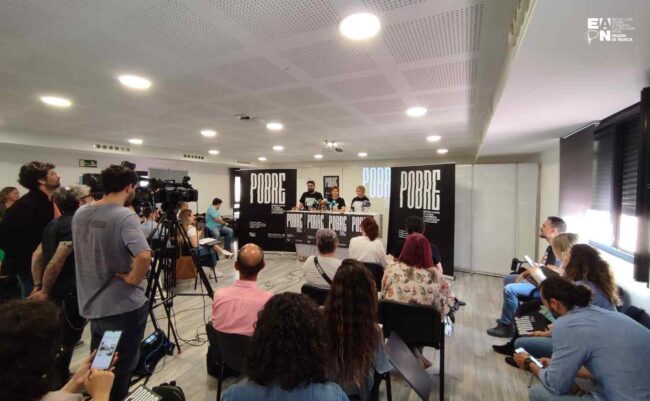 Rueda de prensa POBRE