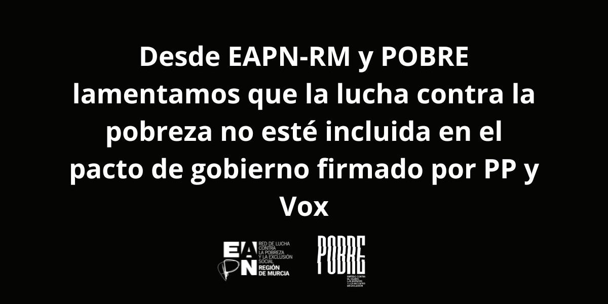 Copia de Una de cada tres personas en la Región de Murcia está en riesgo de pobreza y exclusión social, casi 500.000 personas. (1200 x 630 px)